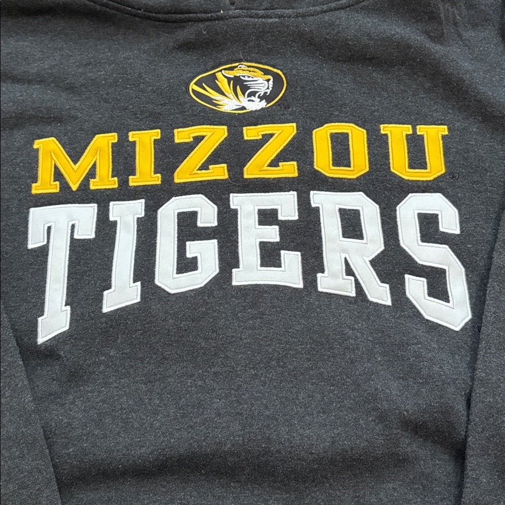 Mizzou Missouri Tigers Colosseum Men’s Hoodie Size XL NWT Black SEC - Picture 2 of 6